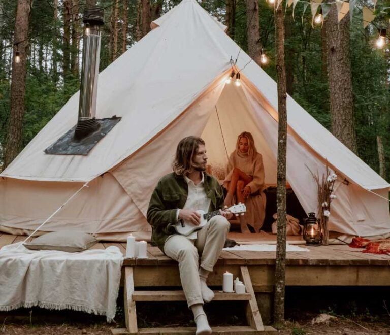 Couple Camping